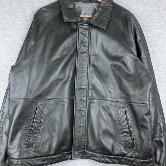 FR TRIPLER & Co CLASSIC leather jacket size XL buttery leather - Picture 1 of 5